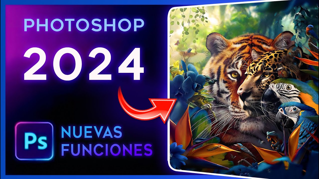 Adobe Photoshop 2024 con INTELIGENCIA ARTIFICIAL