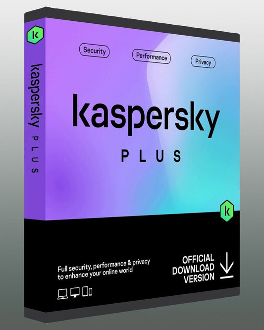 KASPERSKY PLUS Licencia original 1 ACTIVACIÓN 2 AÑOS